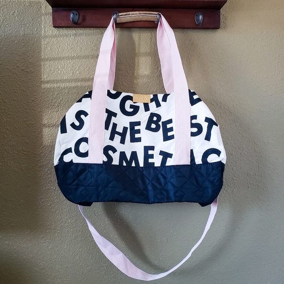 Benefit Handbags - NWOT Benefit Cosmetics Canvas Duffle Bag